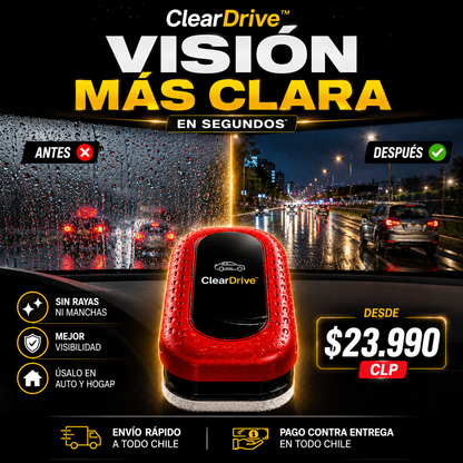 ClearDrive™ - Cepillo Antiempañante para Vidrios